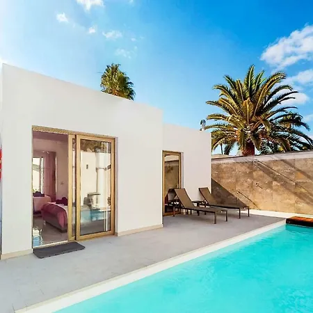 Puerto Del Carmen Sleeps 6 Pool Air Con Wifi Villa *